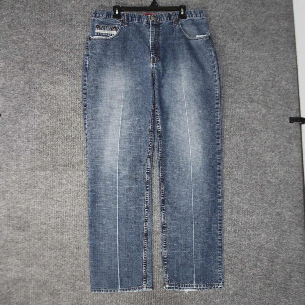 US‎ Polo Assn Jeans Mens 36x34 Blue Straight Leg Denim Pants Y2K Baggy Skate